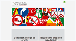 Desktop Screenshot of bezpieczna-droga.com.pl